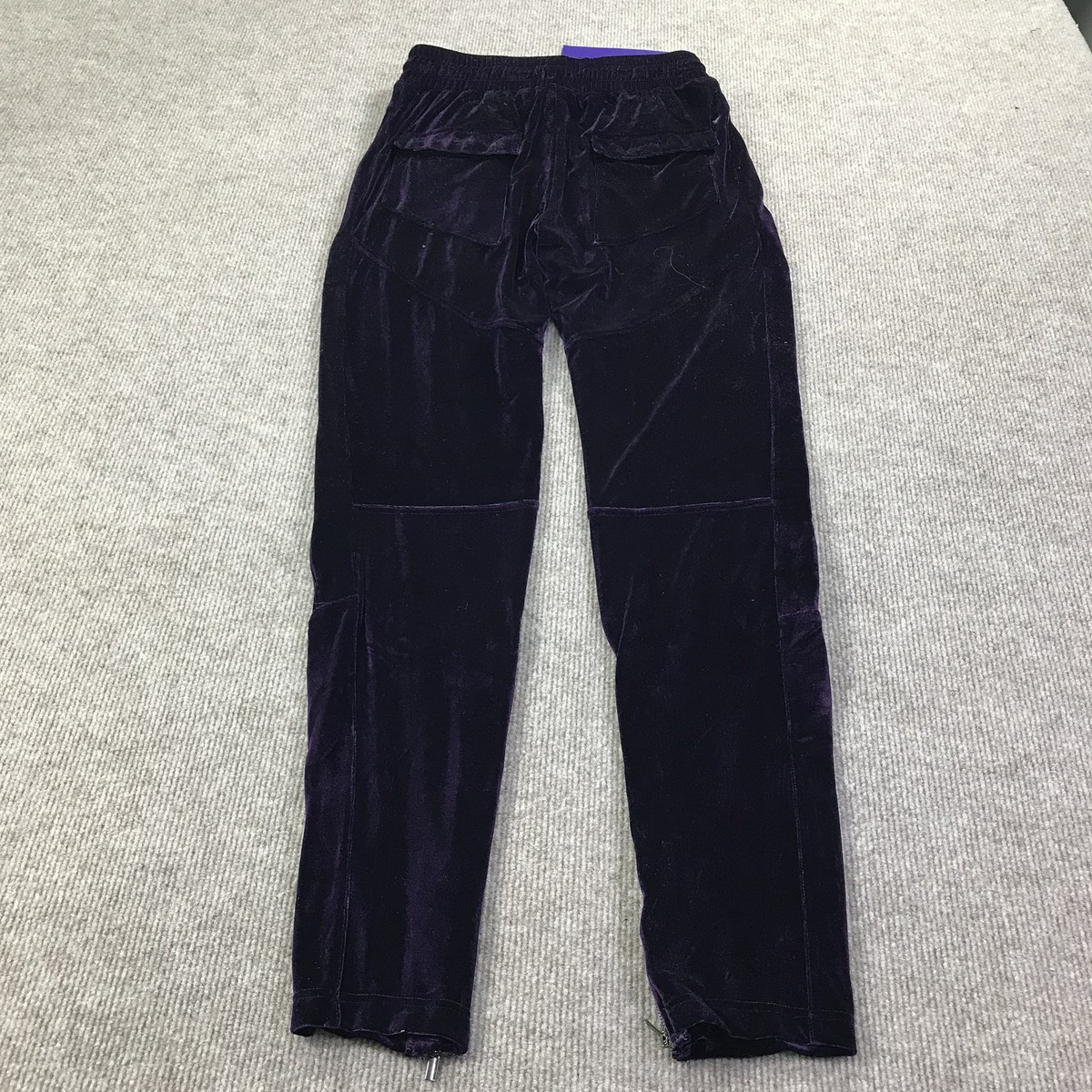 Guapi Pants Mens 32 Purple Velvet Limited Edition Biker Moto Style