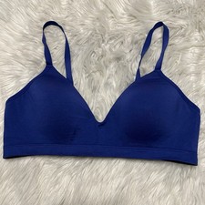 Third Love Large Bra Blue Form 360 Lifting Wireless Back Closure