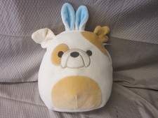Squishmallows Brock the Bull Dog Bunny Ears Easter 2020 Limited Edition 8”