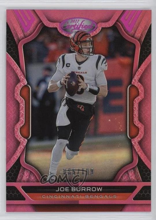 2022 Certified Mirror Pink 85/199 Joe Burrow #18 2s2
