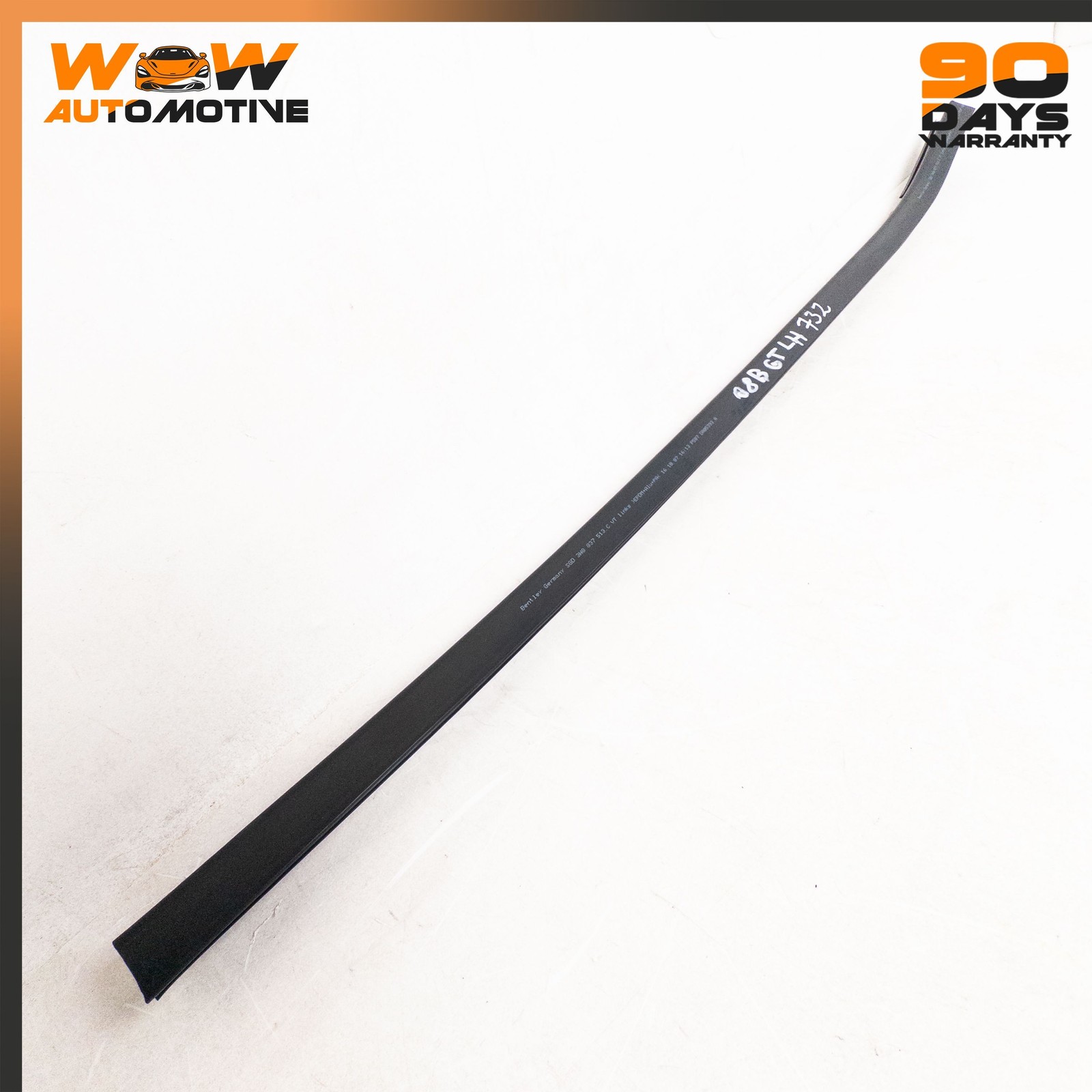 Bentley Continental GT Speed 2007-2011 Front Left Inner Door side seal