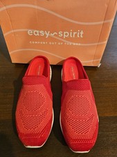 Easy Spirit Women's Takeknit Slip-On Eco Clogs Red US Size 6M New in box