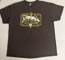 MLB San Diego Padres Mens Brown T Shirt XL Heavy Cotton SLAM DIEGO Tatis Jr Soto