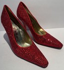 SALVATORE FERRAGAMO Limited Edition Red SWAROVSKI Crystal MARILYN MONROE Pumps 8 — photo 3