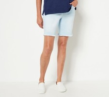 Belle by Kim Gravel TripleLuxe Pull On Denim 5-Pocket Bleach Wash 30 New