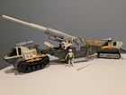 Vintage Hasbro GI Joe 1989 Thunderclap vehicle + Long Range v1 Figure COMPLETE