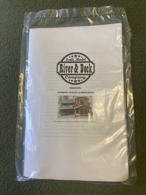 Landrie's Supply & Provisions N Scale Laser Cut MDF Old West Model Kit