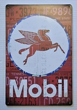 Mobil Oil Vintage-like Reproduction Novelty License Plate Metal Sign 8x12 Art