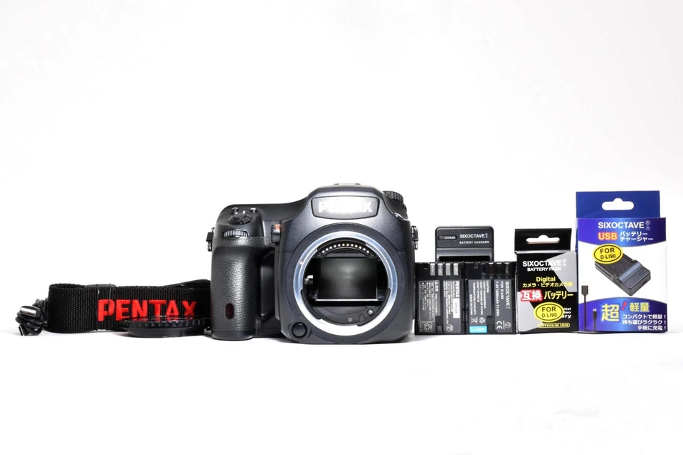 🎦 [Casi COMO NUEVA con cargador] Cámara digital de formato medio Pentax 645D 40,0 MP JAPÓN Foto 2 de 4