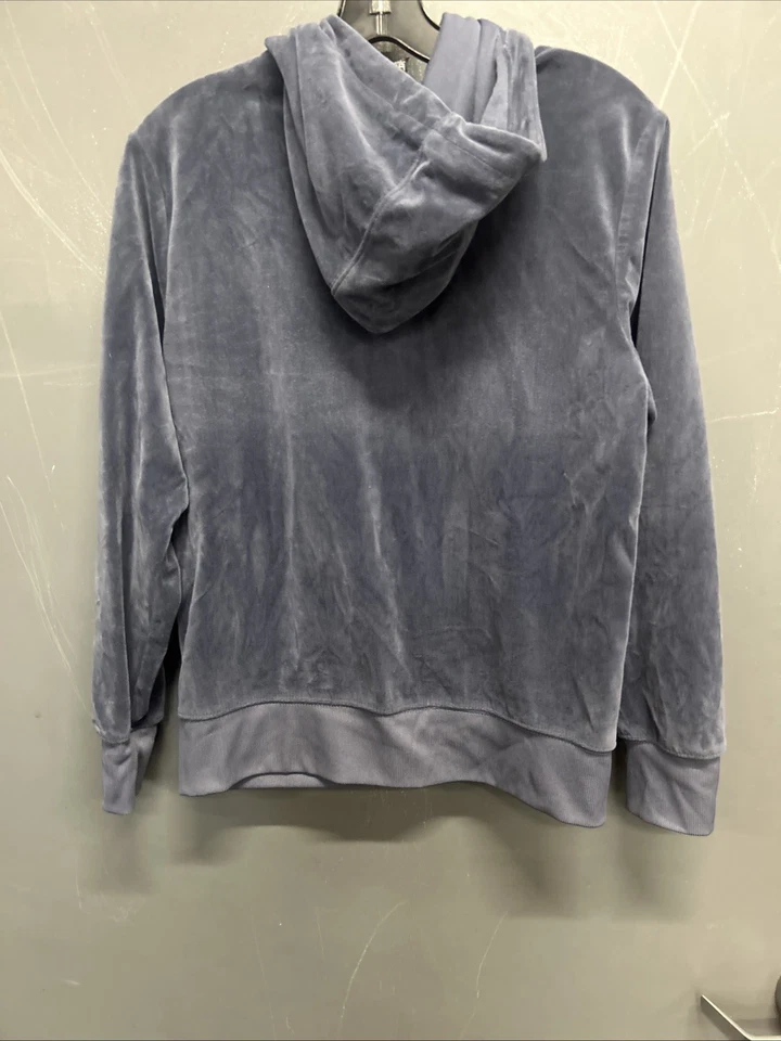 Nike Jordan Terciopelo Chándal Chaqueta Niños Grande Azul Marino Cremallera Completa Sudadera con Capucha Logo Foto 3 de 4