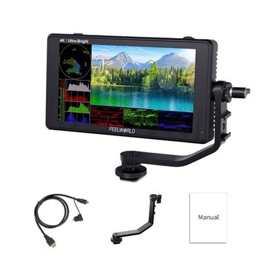 Feelworld LUT6S 6 inch 2600nit high brightness HDR/3D LUT waveform vector diagra