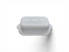 Vintage Hazel Atlas Milk Glass Half 1/2 Stick Butter Dish & Lid MCM No Damage