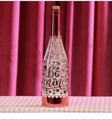 Cracker Barrel * Be Mine Bottle Glitter Globe