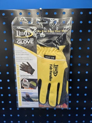 Lindy S/M Right Hand Fishing Glove In Yellow