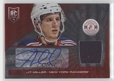 2013-14 Totally Certified Rookie Platinum Red Jerseys 24/50 JT Miller Auto 1pc9