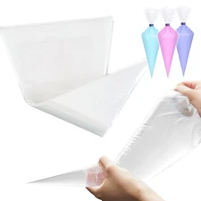 24 Inch Piping Bags Disposable,Thickened 50pcs Large Piping Bags,Anti Burst E...
