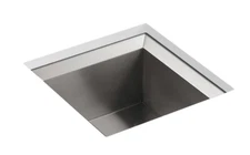 Kohler K-3391-NA - Poise 18" x 18" x 9.5" Undermount Single-Bowl 16g SS Bar Sink