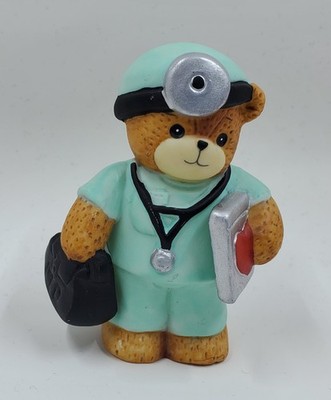 LF2 Enesco Lucy and Me Lucy Rigg Bear as doctor in scrubs