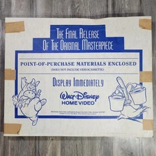 Disney Fantasia Standee Video Store Cardboard Large Movie Display Vtg Mickey