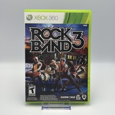 Rock Band 3 Microsoft Xbox 360 CIB Complete & Tested