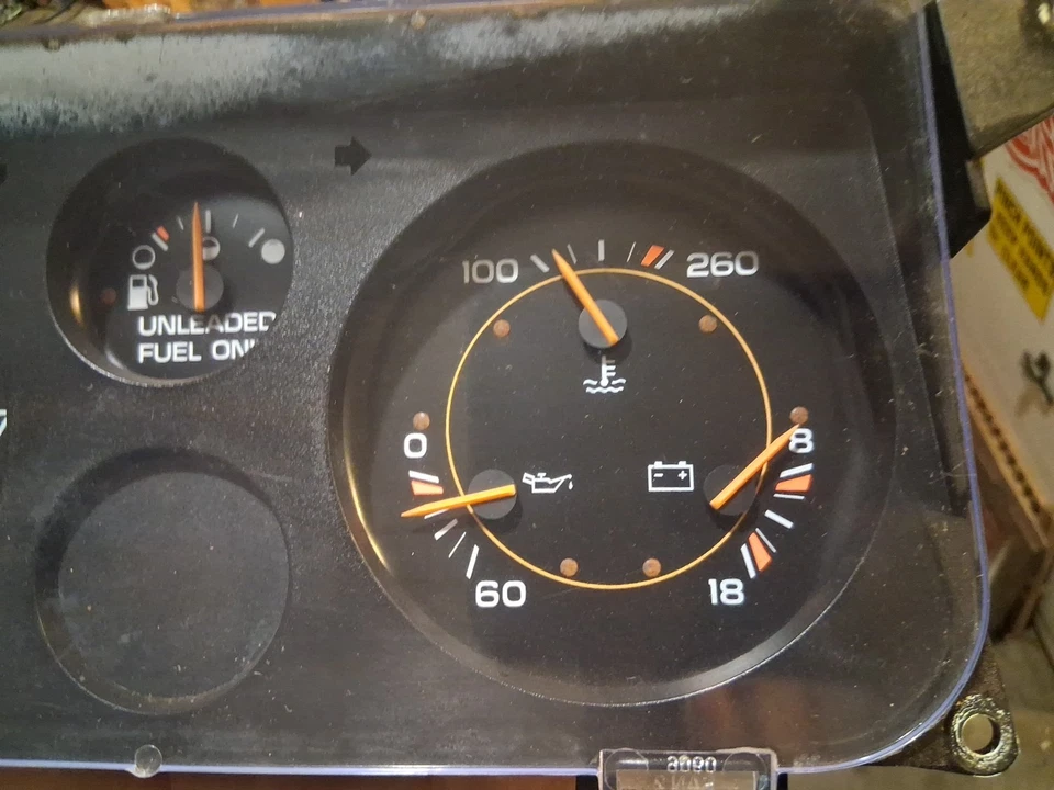 1990-95 Chevrolet GMC G10 G20 G30  Van Instrument Speedo Gauge Cluster Untested  - Image 4 of 4