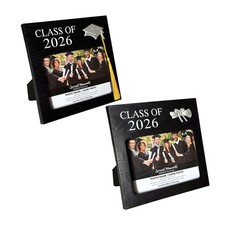 Class of 2026 Graduation Photo Frames with metal Choose either Diploma OR Cap
