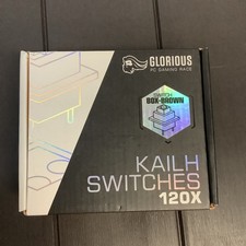 Glorious - Kailh Box White Mechanical Keyboard Switches - 120 Piece