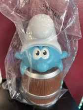 Smurfs Movie 2025 Pre Release Barrel Cup New In Original Plastic Wrap