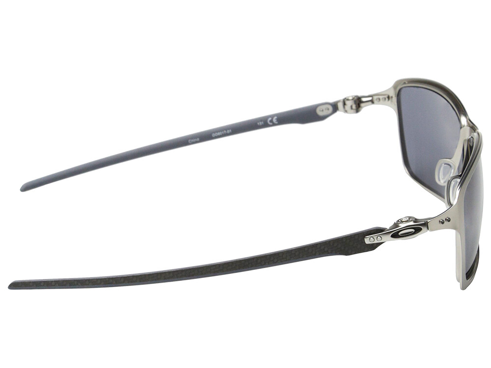 Oakley Tincan Carbon Sunglasses OO6017-01 Satin Chrome/Grey | eBay