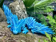 3D Printed 12" Articulated Dragon with Wings