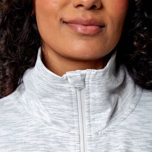 Mondetta Damas Space Dye Cremallera Sudadera Chaqueta BLANCA Talla Grande Nueva con Etiquetas - Imagen 3 de 4