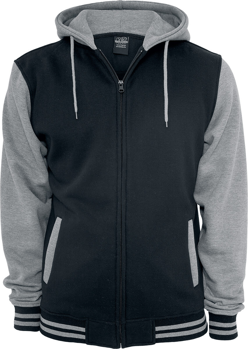 Городская классика Двухцветный костюм на молнии schwarzgrau Basics Уличная одежда 10990₽