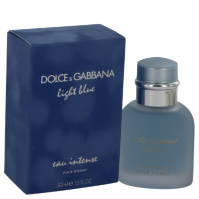 DOLCE & GABBANA Light Blue intense 男性用香水 Light Blue Eau Intense Men's Cologne by Dolce & Gabbana 1.7