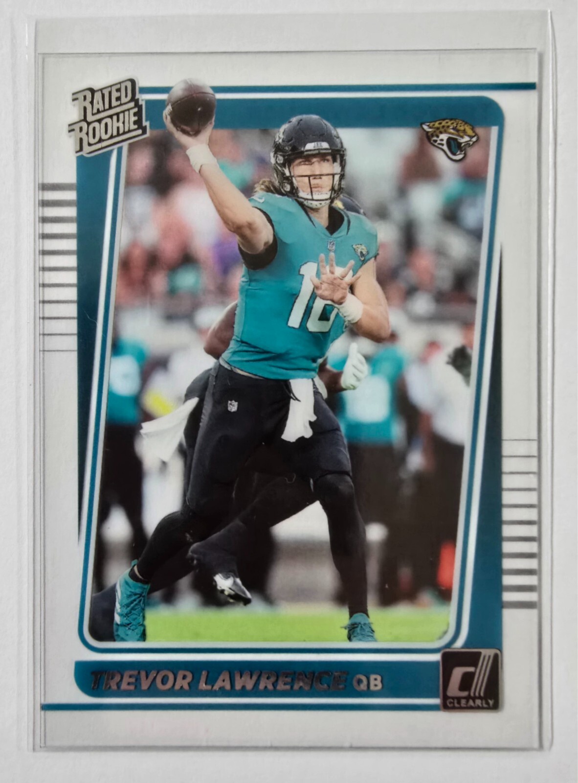 2021 Panini Clearly Donruss - Rated Rookie #51 Trevor Lawrence (RC)
