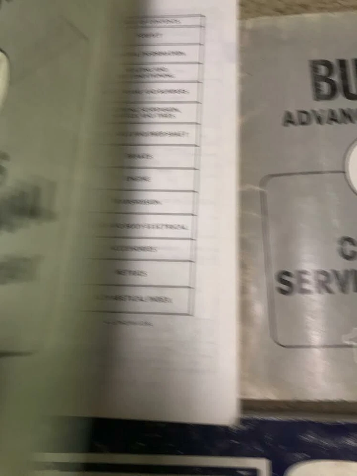 Buick Regal Lesabre Electra Riviera Century 1980 juego manual de reparación taller de servicio  Foto 3 de 4