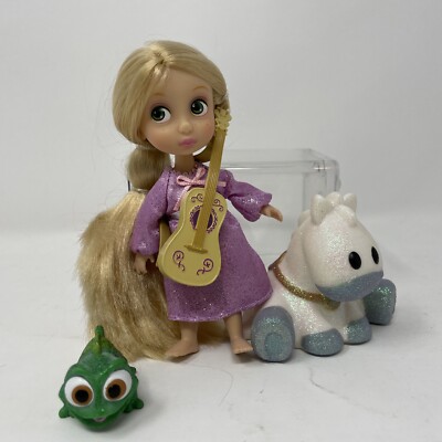 Disney Store Mini Animator princess Rapunzel Tangled 5'' Doll 