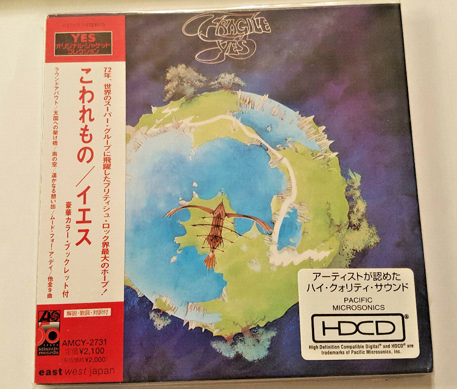YES Fragile CD Japan MINI LP Sleeve HDCD Atlantic AMCY-2731 NEW w