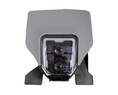 RTECH LED SCHEINWERFER KOMPLETT GRAU QUANTUM-SCHWARZ HUSQVARNA ENDURO 701 2016-2023