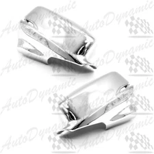 FIT 2013-2017 HONDA ACCORD CHROME SIDE MIRROR FULL COVERS W/ SIGNAL CAMERA HOLE