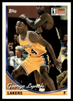 1993-94 Topps 1st Round Draft Pick #264 George Lynch Rookie Los