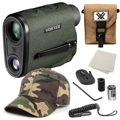 Vortex Optics Diamondback HD 2000 Laser Rangefinder + Vortex Black Camo Hat