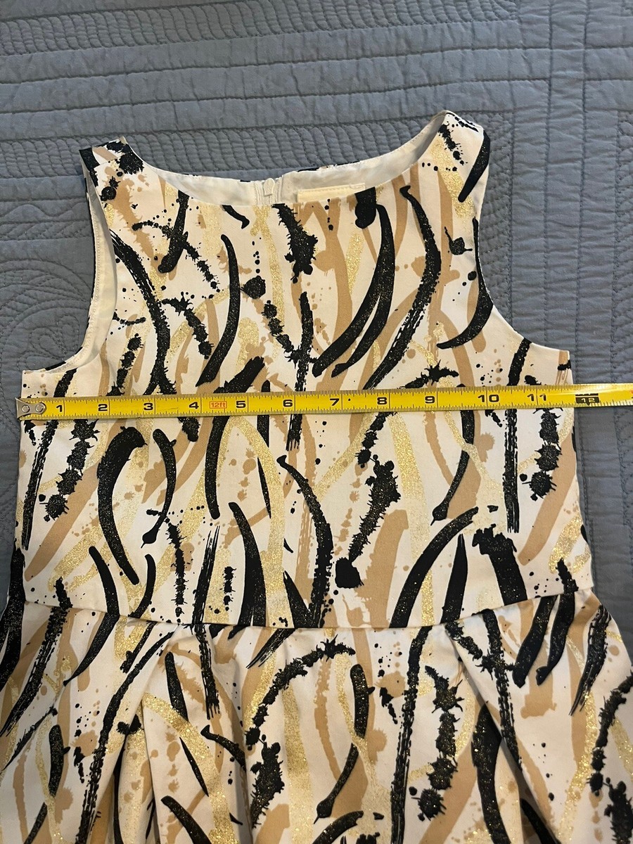 Crazy 8 Girls Dress Size 4 Sleeveless Black Gold Glitter Paint Splatter Look | eBay Crazy 8 Girls Dress Size 4 Sleeveless Black Gold Glitter Paint Splatter Look | eBay