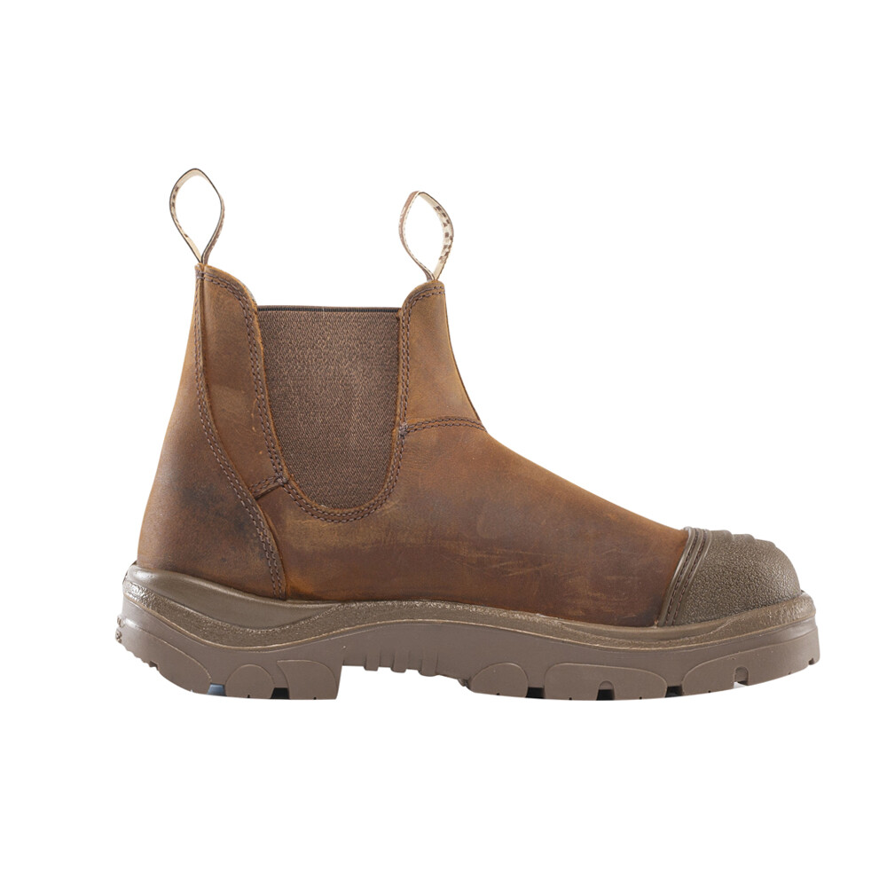 Стальные синие рабочие ботинки Hobart Scuff с 6 дюймовым устойчивым к скольжению стальным носком Work Mens Si