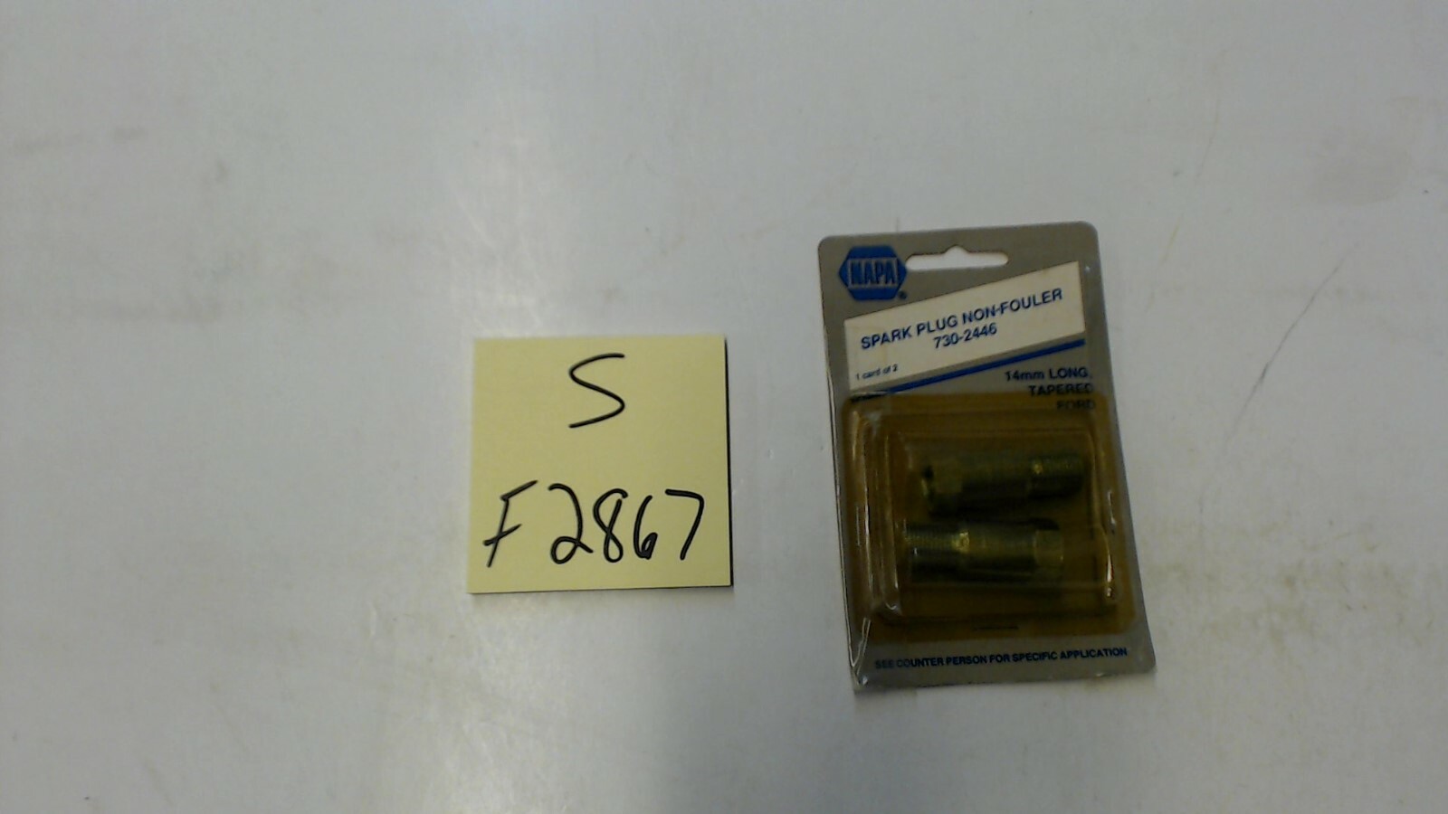 Napa 7302446 14mm Long Tapered Spark Plug NonFouler card of 2 eBay