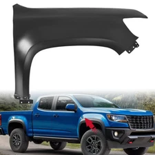 Fender For 2015-2022 Chevrolet Colorado Front Passenger Side Steel Primed Black
