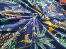 Indian Soft Velvet All purpose Dress making Fabric Animal Printed Multi colors.