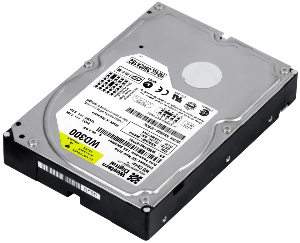 Hard Drive WD Caviar WD300AB-00BVA0 30GB 5.4K 2MB Ata 3.5'' - Image 2 of 3