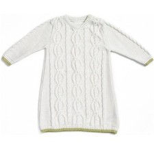 Natures Purest Kids Cable Knit Dress 12 Months  (0173B)