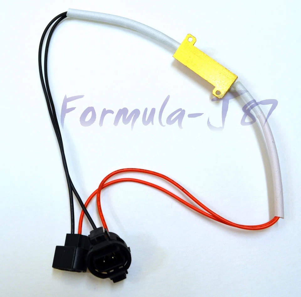 Cable LED Resistencia Cancelador Error Decodificador PSX24W 2504 Bombilla Antiniebla Parpadeo Fijación Foto 4 de 4