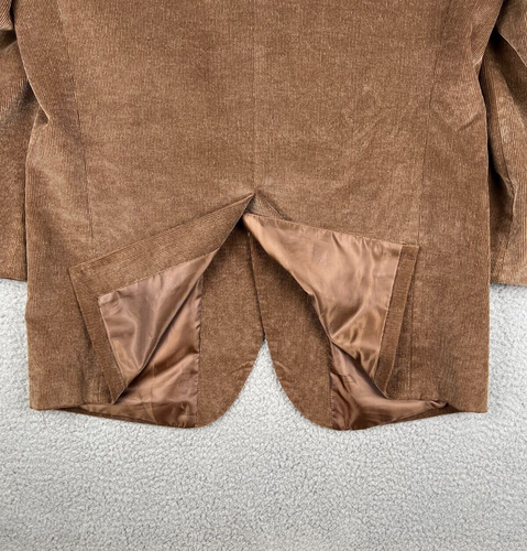 Blazer Alan River Hombre 44L (se adapta a 42L) Abrigo Deportivo Marrón Pana Pecho Único - Imagen 3 de 12